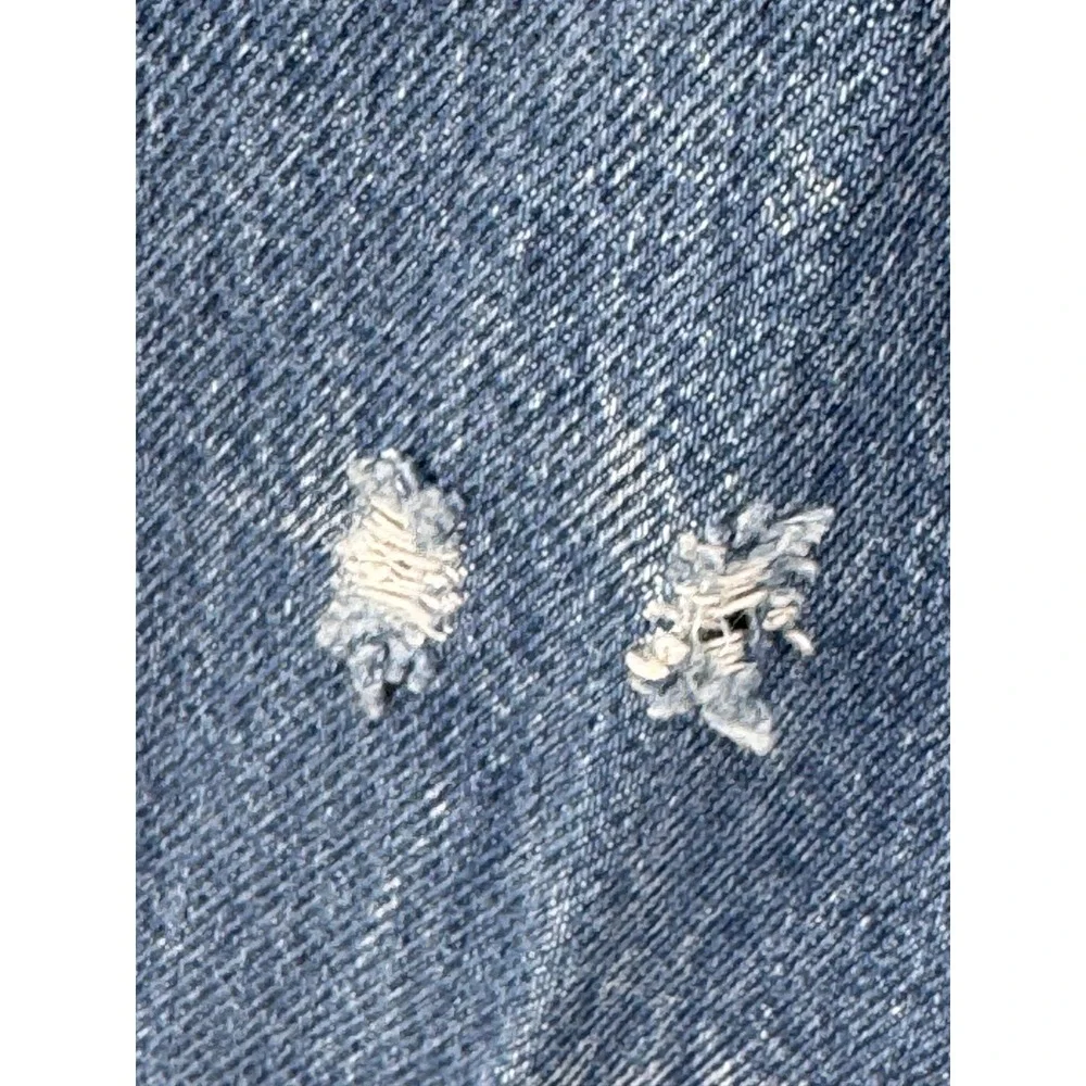 Vintage Levi's 550 Y2K 31x32‎ 90s Red Batwing USA Relaxed Fit Jeans Blue Mens
